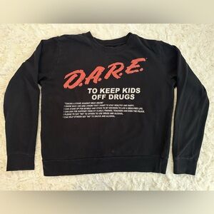 D.A.R.E. Graphic Crewneck Sweatshirt